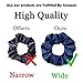 40Pcs Colorful Velvet Hair Scrunchies Set, Elastic Hair Bobbles for Ponytail Holder, Strong Hold Hair Accessories Ropes Scrunchie for Women Solid Color Traceless Hair Bands