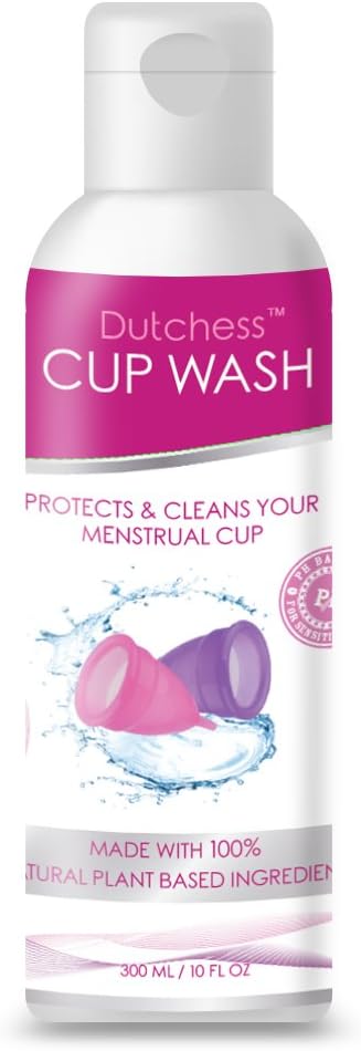 Dutchess Cup Wash (300ml) for Dutchess Menstrual Cup – Multi-Use Feminine Cleaner – Suitable for Silicone and All Skin Types – Organically Sourced Plant Based Ingredients