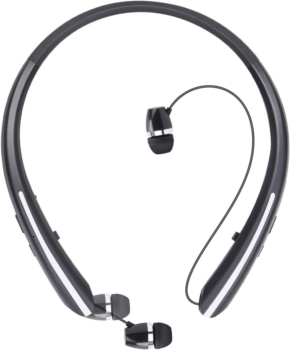 Joyphy Bluetooth Retractable Headphones Wireless Earbuds