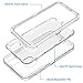 for iPhone Xs max case Clear, PIXIU Heavy Duty Protective Dual Layer with Hard PC Bumper & Soft TPU Back Shockproof Hybrid Case for Apple iPhone Xs MAX 6.5 inch 2018 Release Transparent