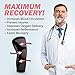 POWERLIX Compression Knee Sleeve - Best Knee Brace for Men & Women – Knee Support for Running, Crossfit, Basketball, Weightlifting, Gym, Workout, Sports - FOR BEST FIT CHECK SIZING CHART