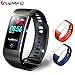 LEMFO Fitness Tracker Colour Screen Heart Rate Monitor Swimming Waterproof Activity Tracker Smartband Sleep Monitor Pedometer color Smart Bracelet Wristband for IOS Android