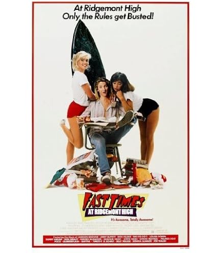 Amazon.com: Fast Times at Ridgemont High Retro Movies Posters 80S