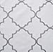 MIUCO White Sheer Curtains Embroidery Trellis Design Grommet Curtains 95 Inches Long for French Doors 2 Panels (2 x 37 Wide x 95