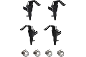 Beer Picnic Tap Picnic Squeeze Faucet Corny Keg Party Tap with Worm Clamps for Home Brewing Beer Keg Kegging by PERA