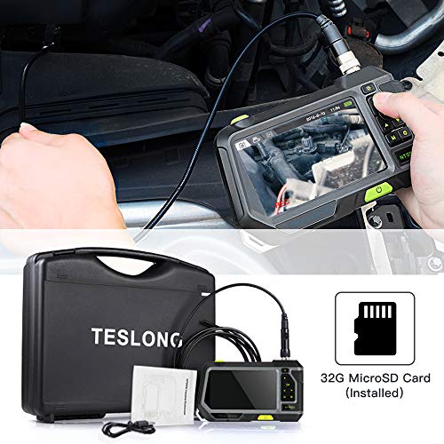 Triple Lens Endoscope With Light, Teslong NTS500 Pro Borescope