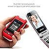 Artfone-C10-Flip-Big-Button-Mobile-PhoneSenior-phone-with-charging-cradle-and-Large-Screen-for-Elderly-Unlocked-Mobile-PhoneRed artfone C10 Red,with Charging Dock,2G Dual SIM Dual LCD Unlocked Flip Phone for Seniors with Large Colour Display, Big…