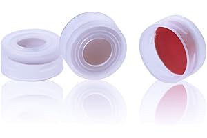 ALWSCI 11 mm Snap Caps with PTFE/Silicone Septa for 2ml Snap Neck ND11 Autosampler Vials, 100 pcs/pk