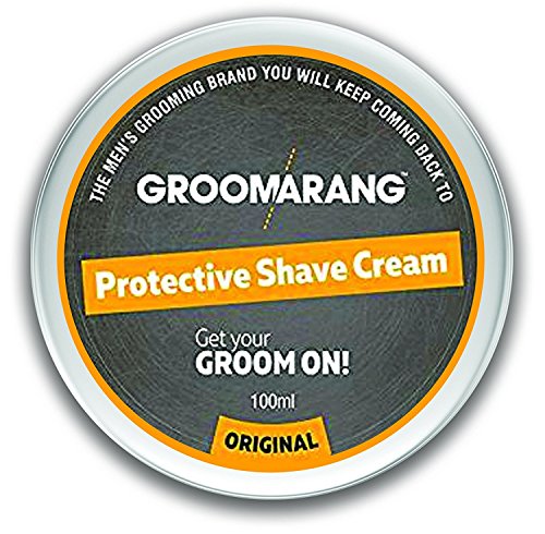 Groomarang Protective Shave Cream For Men - A Luxurious, Close Shave That Leaves Your Skin Feeling Soft, Smooth & Refreshed - 100% Natural Face Skin Care Organic & Vegan