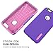 TOTU iPhone 6S Plus Case, Scratch Resistant Thin Dual Layer Protective Hybrid Case Shock Absorbing Technology Case for Apple iPhone 6 plus (2014) and iPhone 6S Plus (2015) - Indigo Violet/Light Rose