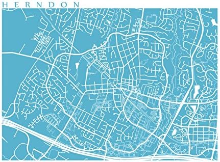 Herndon Map Print