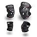 JBM BMX Bike Knee Pads and Elbow Pads with Wrist Guards Protective Gear Set for Biking, Riding, Cycling and Multi Sports Safety Protection: Scooter, Skateboard, Bicycle, Inline skatings