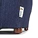 Keet Roundy Denim Children's Chair, Sofa and Ottoman Set, Denim Blue, 33 pounds