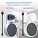 Dot Outlet Wall Mount Holder for Echo 2nd Generation, YIHUNION Hanger Bracket Stand Case for Home Voice Assistants, A Space Saving Solution for Smart Home Speakers Without Messy Wires Screws (White)