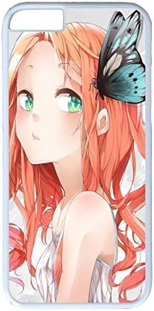 Anime Madchen Mit Schmetterling Susse Hard Cover Fur Iphone 6 Plus Hulle 14 Cm Pc Weiss Fallen Amazon De Elektronik