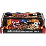 Purina ALPO Gravy Wet Dog Food Variety Pack, Chop House T-Bone Steak & Rotisserie Chicken Flavor - (12) 13 oz. Cans