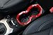 BORUIEN ABS Water Cup Bottle Holder Frame Ring Trim Cover for Jeep Renegade 2015 2016 2017 (Red)