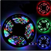 Midress 2019 LED Strip Light Kit, 5M RGB 3528 300 Led SMD Flexible Light Strip Lamp+44 Key IR Remote Controller for Holiday/Home/Store/Party Lighting Decorative