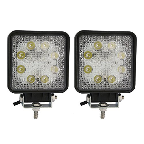 Led Light Bar, Senlips 2x 24W Flood Light Led Work Light Offroad Light Bar IP 67 Waterproof for Off-road Vehicle, ATV, SUV, UTV, 4WD, Jeep, Boat-Black