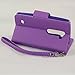 LG Power Case, LG Leon LTE Case, LG Destiny Case, SOGA [Pocketbook Series] PU Leather Magnetic Flip Wallet Case for LG Power L22C / Leon LTE C40 / Destiny L21G - Purple