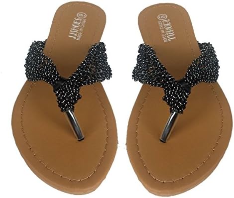 Comfncy Elegant Women's Fashion Casual Thong Flat Sandals