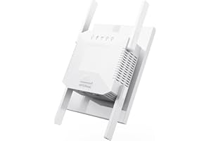 JBZP WiFi Extender, WiFi Booster Signal Range up to 10000 Sq.ft and 55 Devices, Up to 300Mbps Single-Band Wireless Repeater t