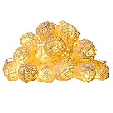 InnooLight Rattan Ball String Lights 40 LEDS Christmas Indoor String Lights for Christmas Tree, Garden, Patio, Wedding, Party (Warm White)