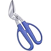 CANARY Corrugated Cardboard Scissors 8.5", Heavy Dudy Craft Scissors Angled Blade, Japanese Stainless Steel, Made in JAPAN, B