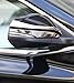 2Pcs Car Chrome Rearview Side Mirror Cover Trim Strip Compatible for Toyota Highlander 2015-2016 2017 2018 2019