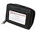Alpine Swiss Womens Accordion Organizer Wallet Leather Credit Card Case ID,Black,One Size
