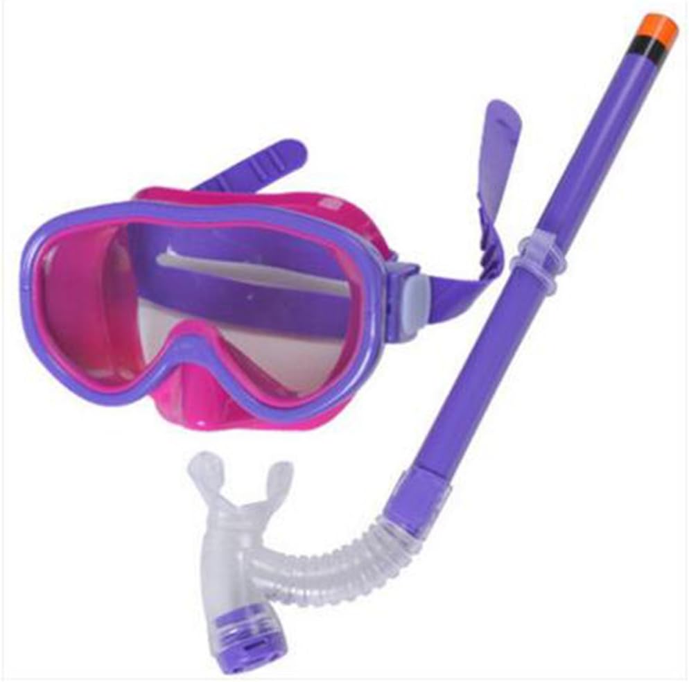 purple swimming goggles