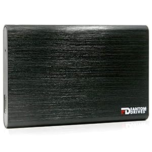 FD 2TB draagbare SSD – USB 3.2 Gen 2 Type-C 10Gb/s – Aluminium – Zwart – SSD voor Windows (CSD2000B-W) door Fantom…