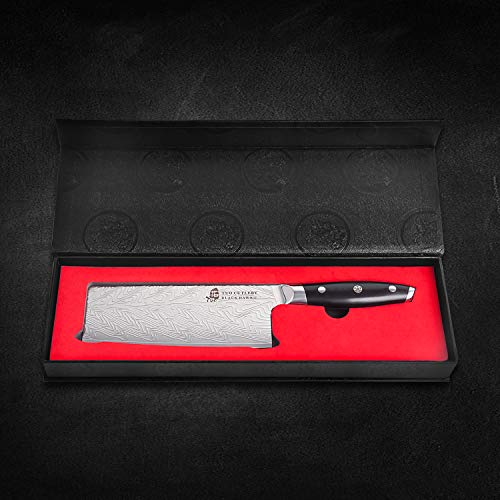 TUO Vegetable Meat Cleaver Knife Chinese Chef’s Knife 7inch High Carbon Stainless Steel