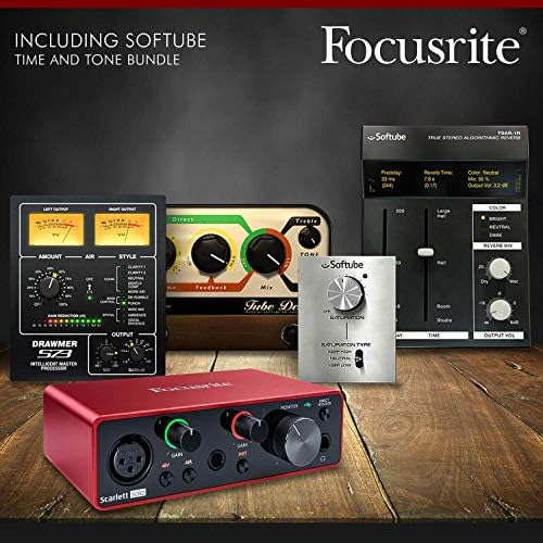 Studio-grade audio equipment including MKIII headphones and a USB microphone, valued at $255.91.