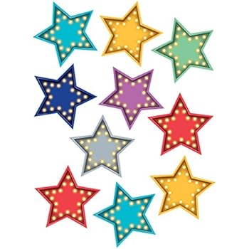 Teacher Created Resources Marquee Stars Accents (5870)