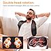 Electric Massager, ATMOKO 3D Shiatsu Neck & Shoulder Massager with Heating & Vibration Function, for Shoulders, Neck, Back, Waist, Legs, Arms, Soles, Relieve Muscle Pain