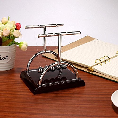 image for Newtons Cradle, Sacow Newton's Cradle Balance Ball with Steel Balance 