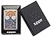 Zippo Boho Pattern Pocket Lighter, High Polish Chrome