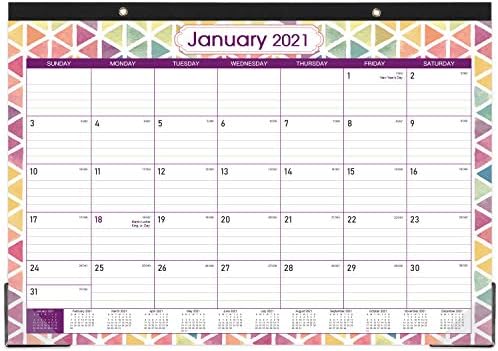 2021 Desk Calendar Monthly Desk Wall Calendar 17 X 12 Large Monthly Desk Calendar Large Ruled Blocks Tear Off Best Desk Calendar For Planning And Organizing Amazon Co Uk Welcome