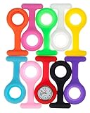 Best Quality Set Kit With Infection Control Brooch Fob Watch For Health Care Workers, Nurses And Doctors And Silicone Hygienic Protection Covers / Holders In 10 Different Colors By VAGA®
