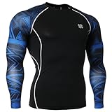 Fixgear Mens Womens Sport MMA Compression Base Layer T Shirt Long Sleeve S~4XL
