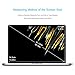 [2 Pack] FORITO Anti Scratch Screen Protector Compatible with 2016 2017 2018 MacBook Pro 15 A1707 A1990