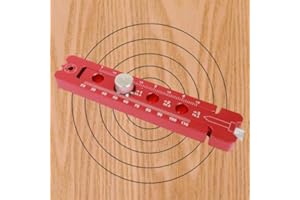 LYSHUJLI Aluminum Alloy Woodworking Compass for Circle/Arc Drawing，Metric/Imperial Carpenter Fixed-Point Marking Gauge Circle Marking Woodworking Compass Tool for Drawing Repeatable Arcs Circles