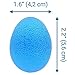 EX ELECTRONIX EXPRESS Egg Shaped Hand Exercise Balls, Includes Soft, Medium, and Firm Resistances
