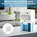 TOUCHXEL Electric Dehumidifier Dehumidifiers for Home 1080 Cubic Feet Portable Dehumidifier for Musty Smell Damp Moisture Air in Small Spaces Like Closet Laundry Room Bathroom Computer Room Office RVs