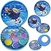 Frozen Elsa and Anna Kids Washable Mega Cosmetic Set Includes: Lip Balm, Nail Polish, Press on Nails, Hair Bows, Mirror, Nail Decorations, Lip Gloss Compact, Picture Frame, Lip Gloss, Nail file
