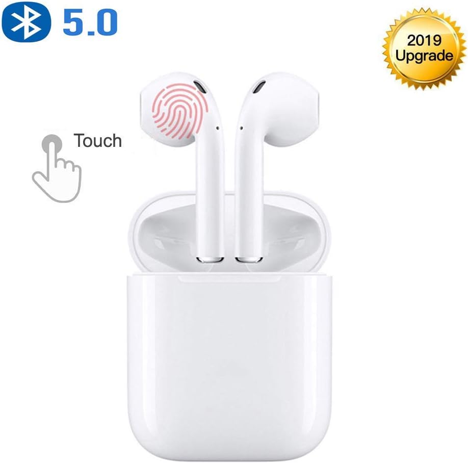 Auriculares Bluetooth inalámbricos BT5.0 Touch Soporte Siri para iOS Android