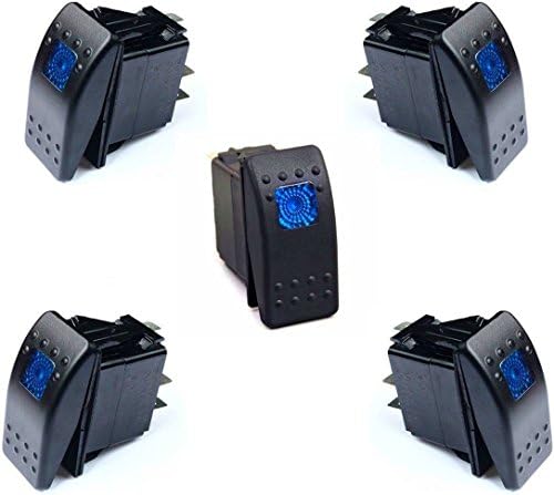 DCFlat 4 Gang/6 Gang/8 Gang Circuit LED Car Marine Boat Rocker Switch Panel Dual USB Waterproof Power Socket Breaker Voltmeter Overload Protection (4 Gang) (6Gang) (8Gang) …