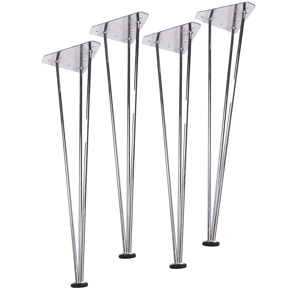 Best Table Legs 28 Inch Set Of 4 Chrome