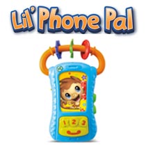 Lil’ Phone Pal is recommended for children ages 6-18 months old.